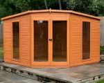 Corner Summerhouse 137 - Shiplap, FSC® Certified