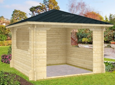 wooden hot tub shelters